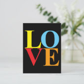 Carte Postale Pop Art LOVE (Debout devant)