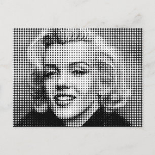 Carte Postale Pop Art Marilyn