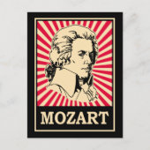 Carte Postale Pop Art Mozart (Devant)