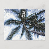 Carte Postale Pop Art Palm Tree (Devant)