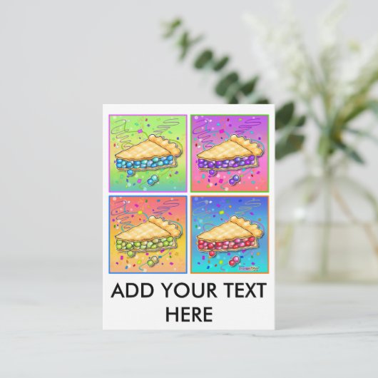 Carte Postale Pop Art Pie (Debout devant)