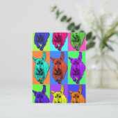 Carte Postale Pop Art Running Dachshund Oars Flapping (Debout devant)