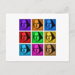 Carte Postale Pop Art Shakespeare