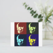 Carte Postale Pop Art Skull (Debout devant)