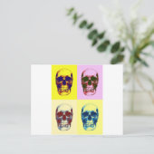Carte Postale Pop Art Skull (Debout devant)