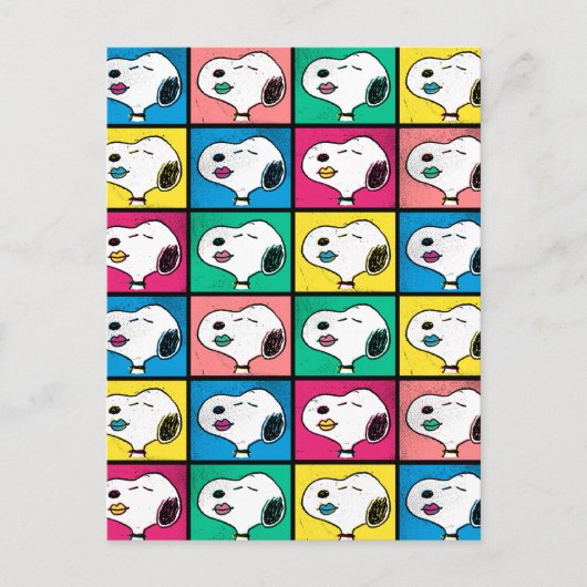 Carte Postale Pop Art Snoopy Lips | Mod pour vous Motif (Devant)