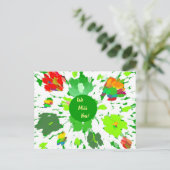 Carte postale Pop Art Watercolor (Debout devant)