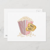 Carte Postale Pop-corn movie (Devant / Derrière)