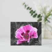 Carte Postale Pop couleur violet de fleur de sable (Debout devant)