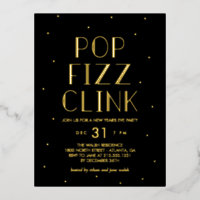 Carte postale Pop Fizz Clink Foil