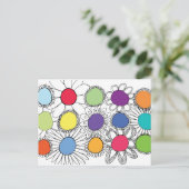 Carte Postale Pop Fleur (Debout devant)