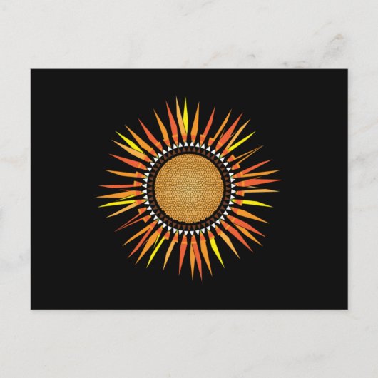 Carte Postale Pop Gazania (Devant)