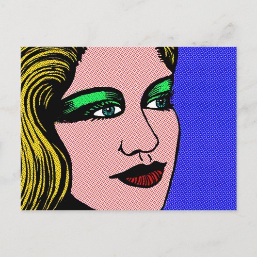 Carte Postale Pop Girl (Devant)