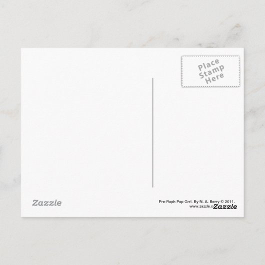 Carte Postale Pop Grrl pré-Raph (Dos)