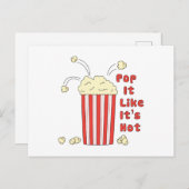 Carte Postale Pop It Like It's Hot (Devant / Derrière)