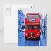 Carte Postale pop LONDRES (Devant / Derrière)