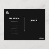 Carte Postale Pop Rock Star Anniversaire Dance Party Merci (Dos)