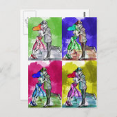 Carte Postale Pop Tango Dancing (Devant / Derrière)