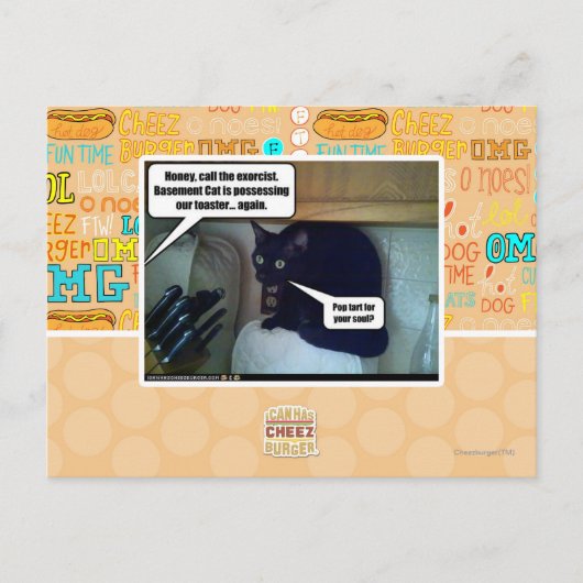 Carte Postale Pop tart pour ton âme ? (Devant)