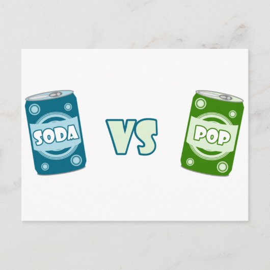 Carte Postale Pop vs Soda (Devant)