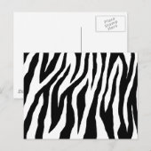 Carte Postale Pop Zebra (Devant / Derrière)