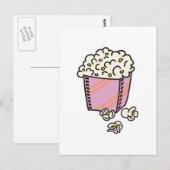 Carte Postale popcorn (Devant / Derrière)