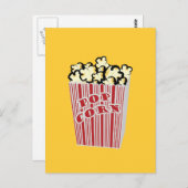 Carte postale Popcorn (Devant / Derrière)
