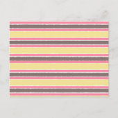 Carte Postale Popcorn Bubblegum Jaune Café Rose Brown (Devant)