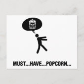 Carte Postale Popcorn Lover (Devant)