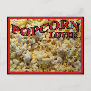 Carte Postale Popcorn Lover cadeaux et vêtements