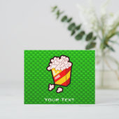 Carte Postale Popcorn vert (Debout devant)