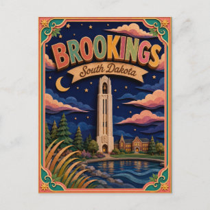 Carte Postale PopCut États Brookings Dakota du Sud Art Papier