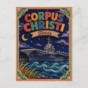 Carte Postale PopCut États Corpus Christi Texas Art Papier