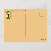 Carte postale Popeye (Dos)