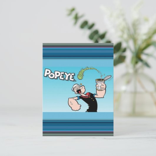Carte postale Popeye (Debout devant)