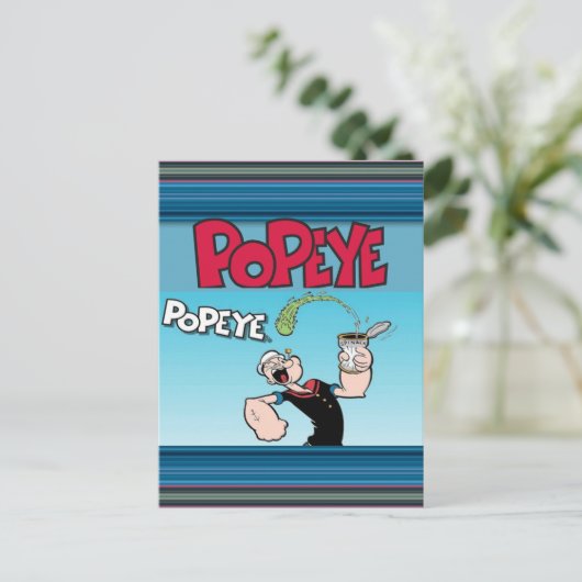 Carte postale Popeye (Debout devant)