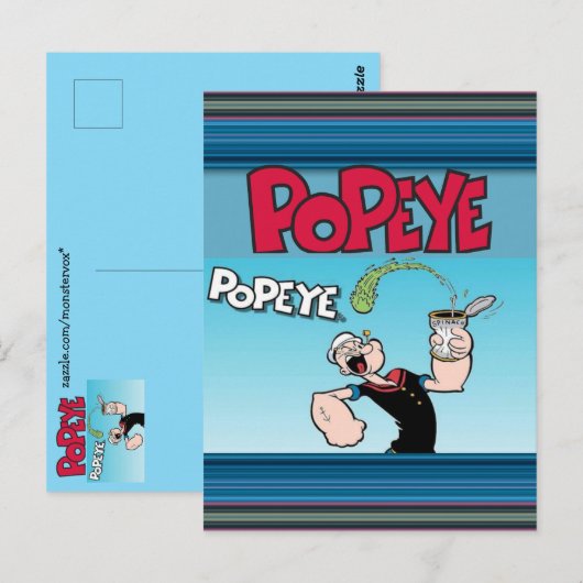 Carte postale Popeye (Devant / Derrière)