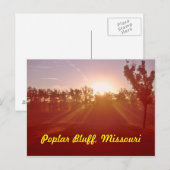 Carte Postale Poplar Bluff Missouri (Devant / Derrière)