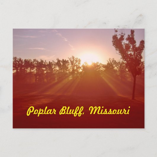 Carte Postale Poplar Bluff Missouri (Devant)