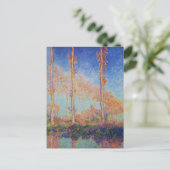 Carte Postale Poplars, automne, effet rose par Claude MonPostcar (Debout devant)