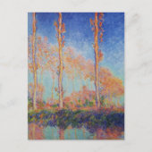 Carte Postale Poplars, automne, effet rose par Claude MonPostcar (Devant)