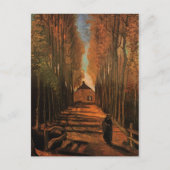 Carte Postale Poplars d'Autumn Van Gogh Fine Art (Devant)