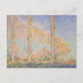 Carte Postale Poplars, impressionist landscape, Claude Monet (Devant)