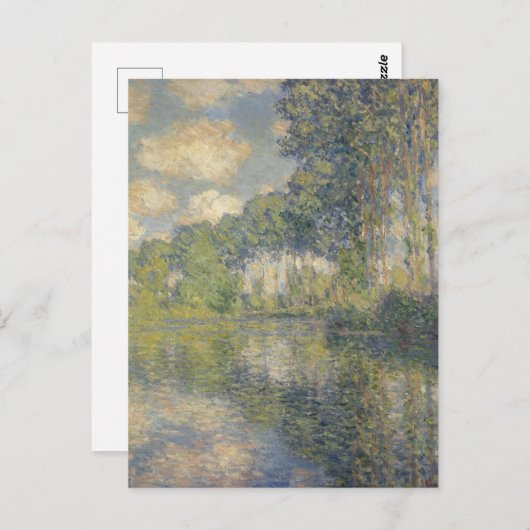 Carte Postale Poplars sur l'Epte - Monet (Devant / Derrière)