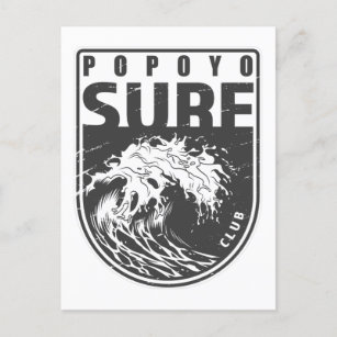 Carte Postale Popoyo Surf Club Nicaragua Emblem