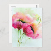 Carte postale - Poppies (Devant / Derrière)