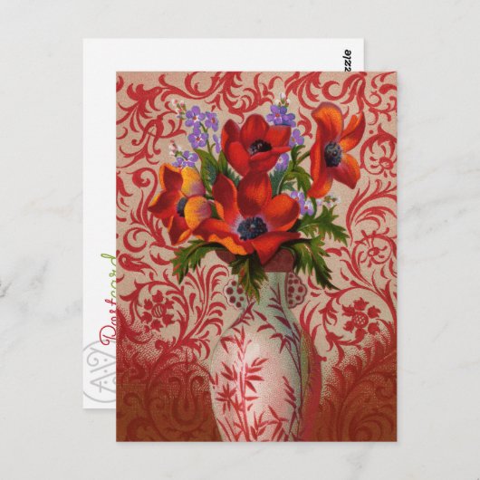 Carte postale Poppies (Devant / Derrière)