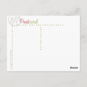 Carte postale Poppies (Dos)