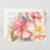 Carte Postale Poppies douces I (Devant / Derrière)