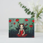 Carte postale "Poppy Garden" (Debout devant)